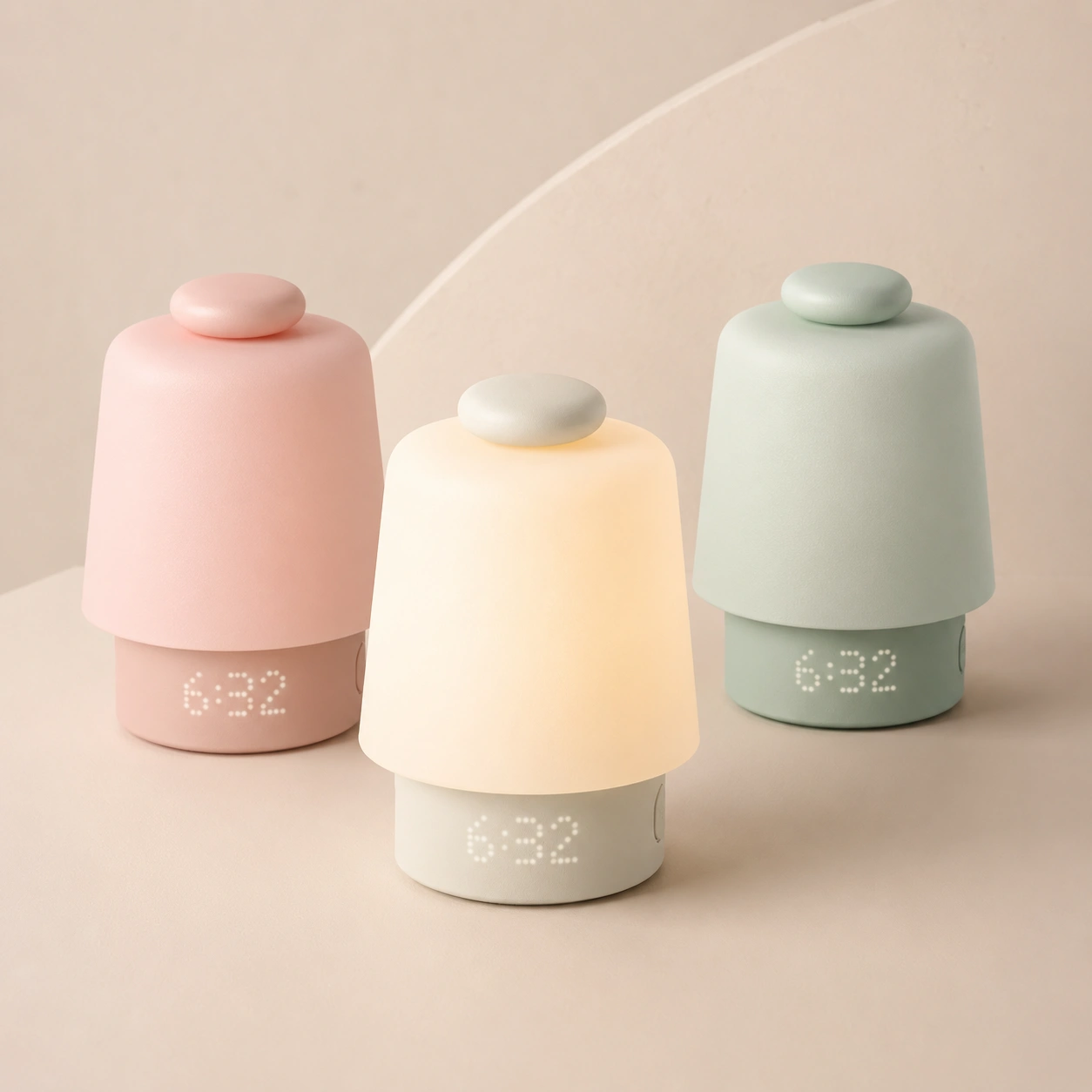 Hatch Baby sleep sound machine color options in pastel nursery finishes