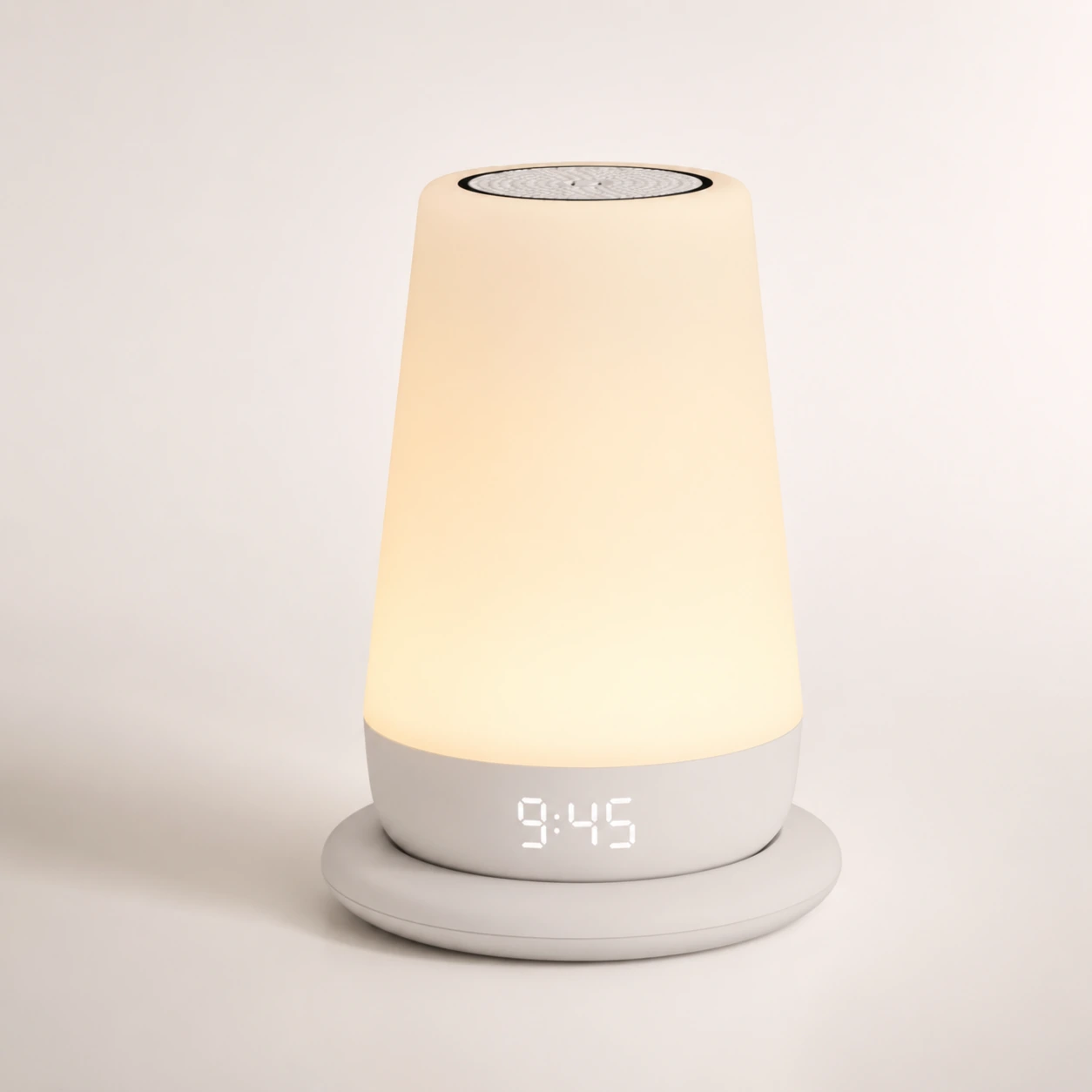 Hatch Rest+ 2nd Gen Sound Machine Alarm Clock front studio product shot